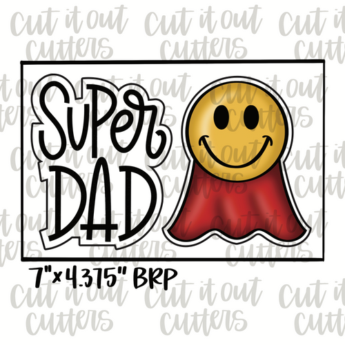 Super Happy Dad Cookie Cutter Set