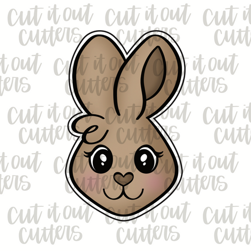 Sweet Girl Bunny Cookie Cutter