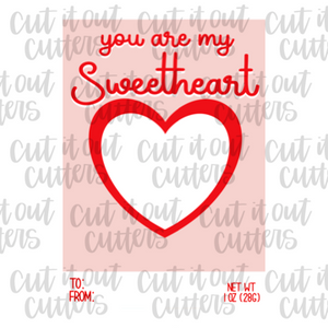 Sweetheart- Cookie Cards - Digital Download