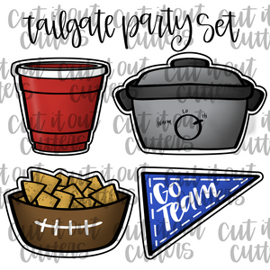 Tailgate Party Cookie Cutter Set