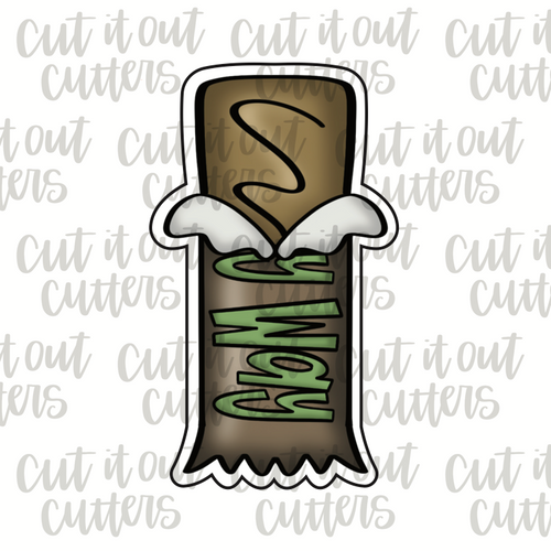 Tall Candy Bar Cookie Cutter