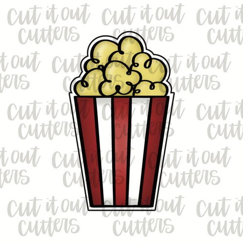 Tall Popcorn Cookie Cutter