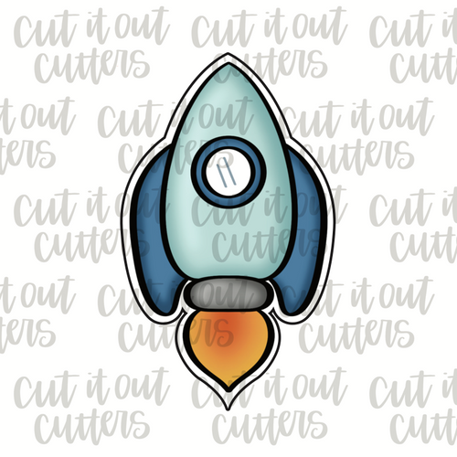 Tall Rocket Cookie Cutter