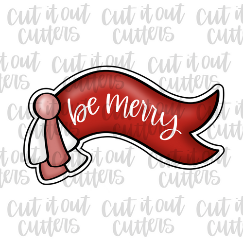 Tassel Flag Cookie Cutter