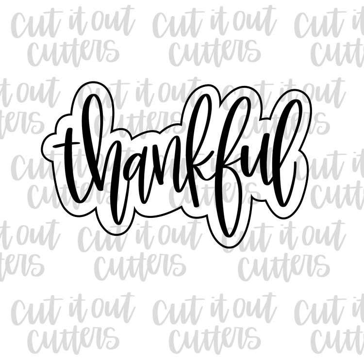 Thankful 2 Cookie Cutter