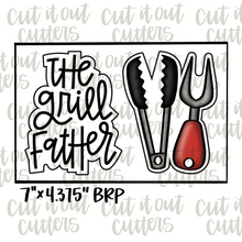 Load image into Gallery viewer, The Grill Father and Tools Cookie Cutter Set