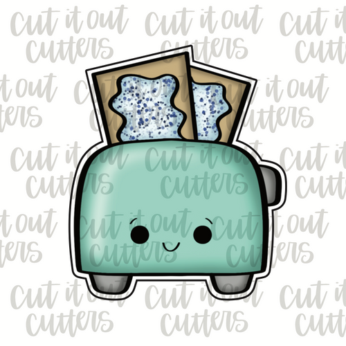 Toaster and Tarts Cookie Cutter