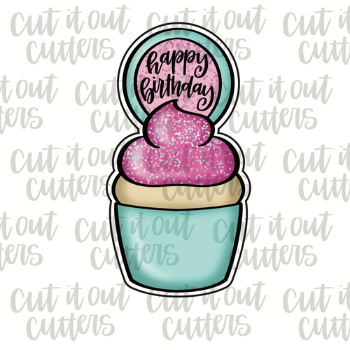 Topper Cupcake Cookie Cutter