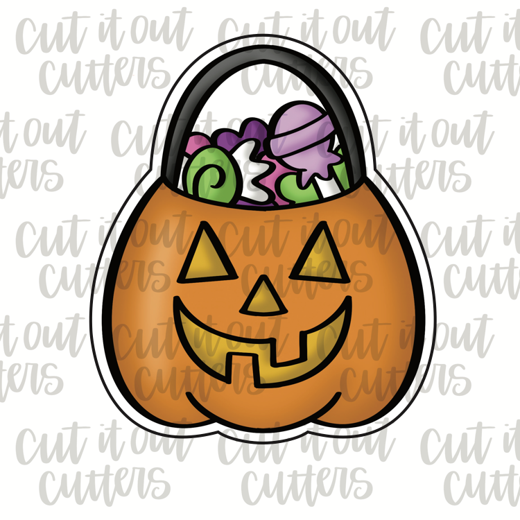 Trick or Treat Bucket Cookie Cutter