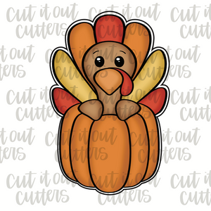 Turkey & Pumpkin - 1 Piece - Cookie Cutter