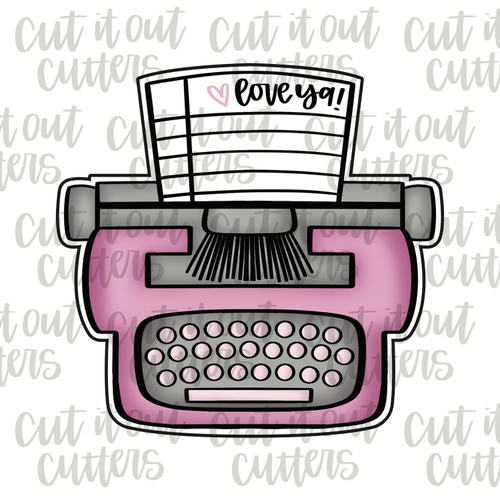 Typewriter Cookie Cutter