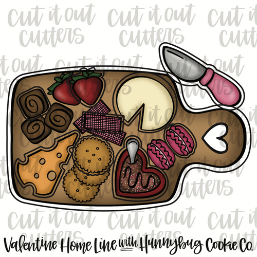 Valentine's Charcuterie Cookie Cutter Set
