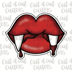 Vamp Lips Cookie Cutter