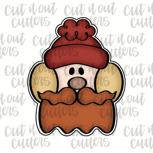 Vintage Mountain Man Cookie Cutter