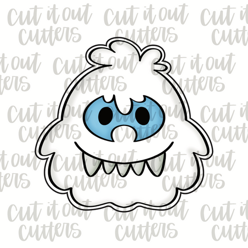 Vintage Yeti Monster Cookie Cutter