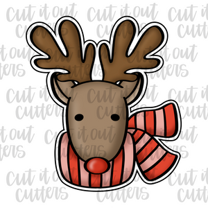 Winter Reindeer Cookie Cutter