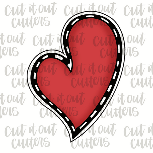 Wonky Heart Cookie Cutter