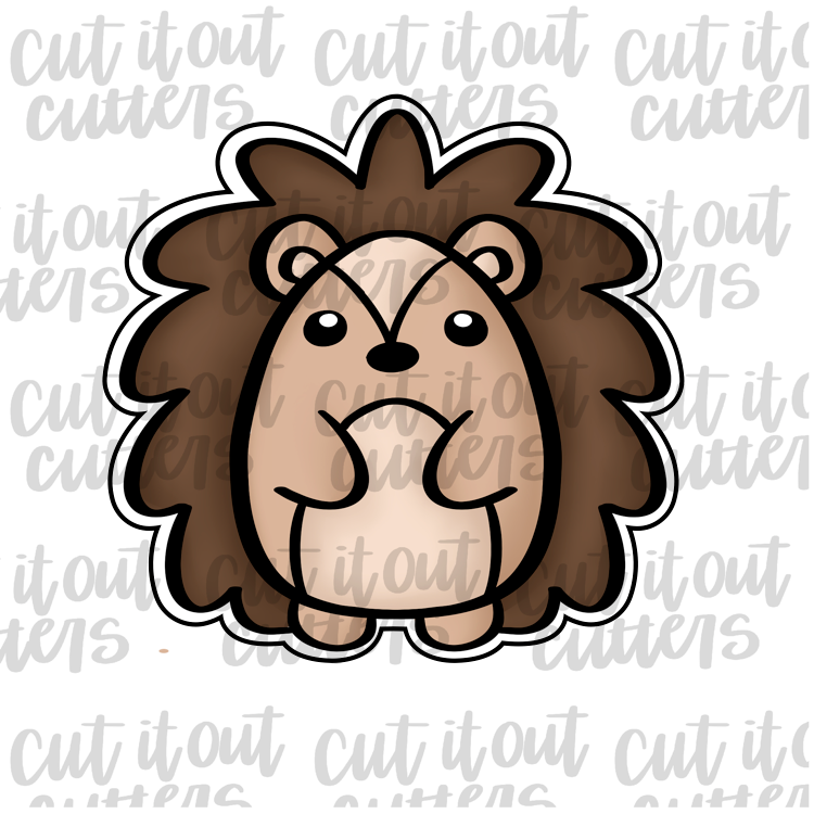 Woodland Hedgehog Cookie Cutter