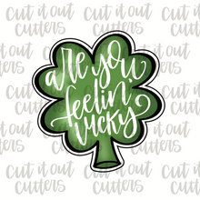 Load image into Gallery viewer, Worded Shamrock Cookie Cutter