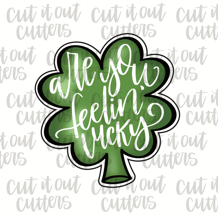 Worded Shamrock Cookie Cutter