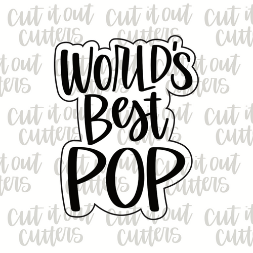 World's Best Pop Cookie Cutter