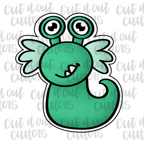 Wormy Monster Cookie Cutter