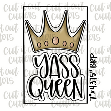 Load image into Gallery viewer, Yass Queen and Crown Cookie Cutter Set