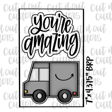 You're Amazing & Truck Cookie Cutter Set